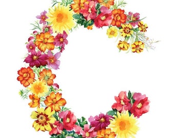 Buchstabe C Druck - Kindergarten Kunst