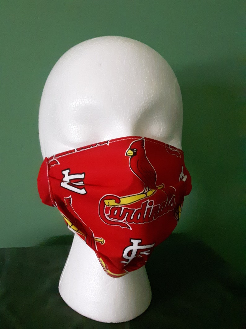 St Louis Cardinals Face Mask Etsy