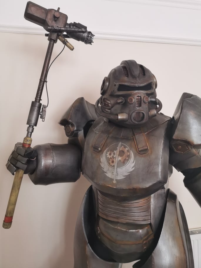 Regular fallout inspired t51 power armor fan made costume etsy canada