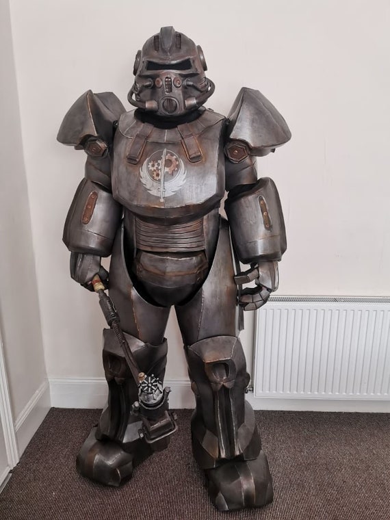 Large Fallout Inspired T51 Power Armor Fan Made Costume Etsy