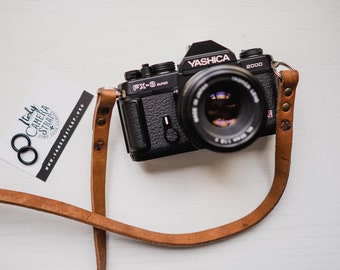 Leather camera strap personalized reflex mirrorless custom - shoulder neck strap handmade colored color black belt camerastrap cords colors