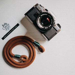 Shoulder strap in cord for Mirrorless Reflex cameras Neck strap hand camera camerastra fuji sony olymus x leica canon nikon image 2