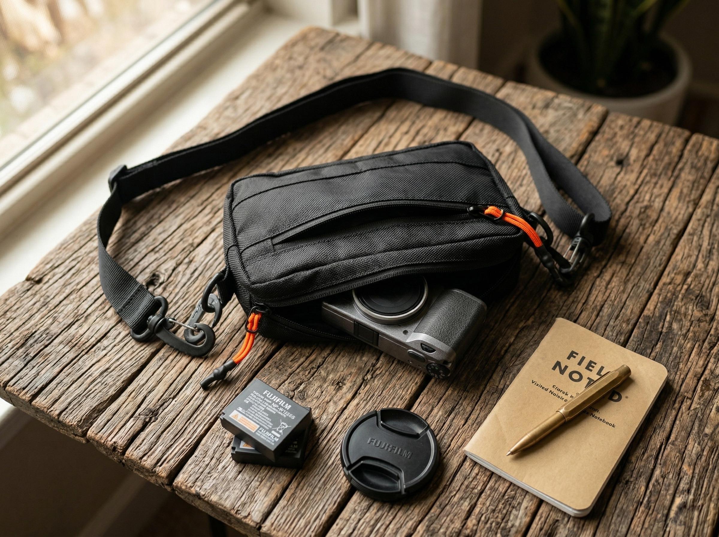 Compact Camera Sling Bag Pouch, Fujifilm X100VI X100V Case, Ricoh