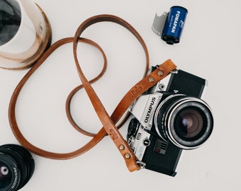 Leather camera strap personalized reflex mirrorless custom - shoulder neck strap handmade colored color black belt camerastrap cords colors