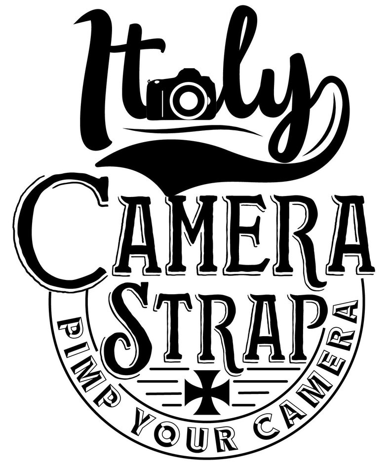 Custom lenght Black leather camera strap Red wire color personalized Vintage camerastrap
