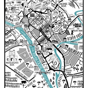 Map of York - Prints