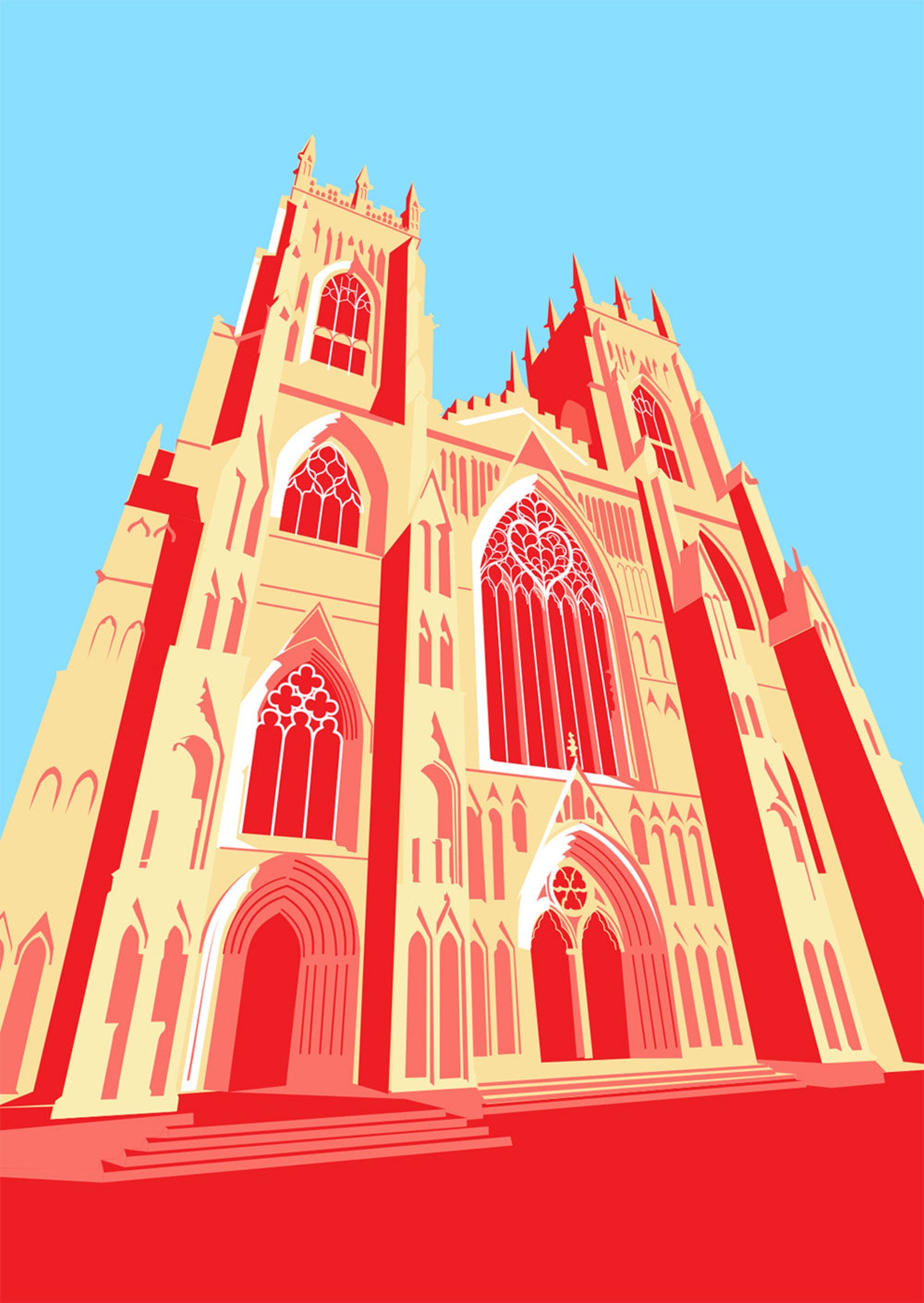 York Minster Greetings Card | Etsy