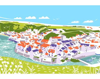 Staithes, North Yorkshire - Print