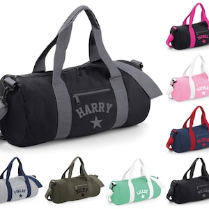 Sac baril personnalisé avec prénom étoilé