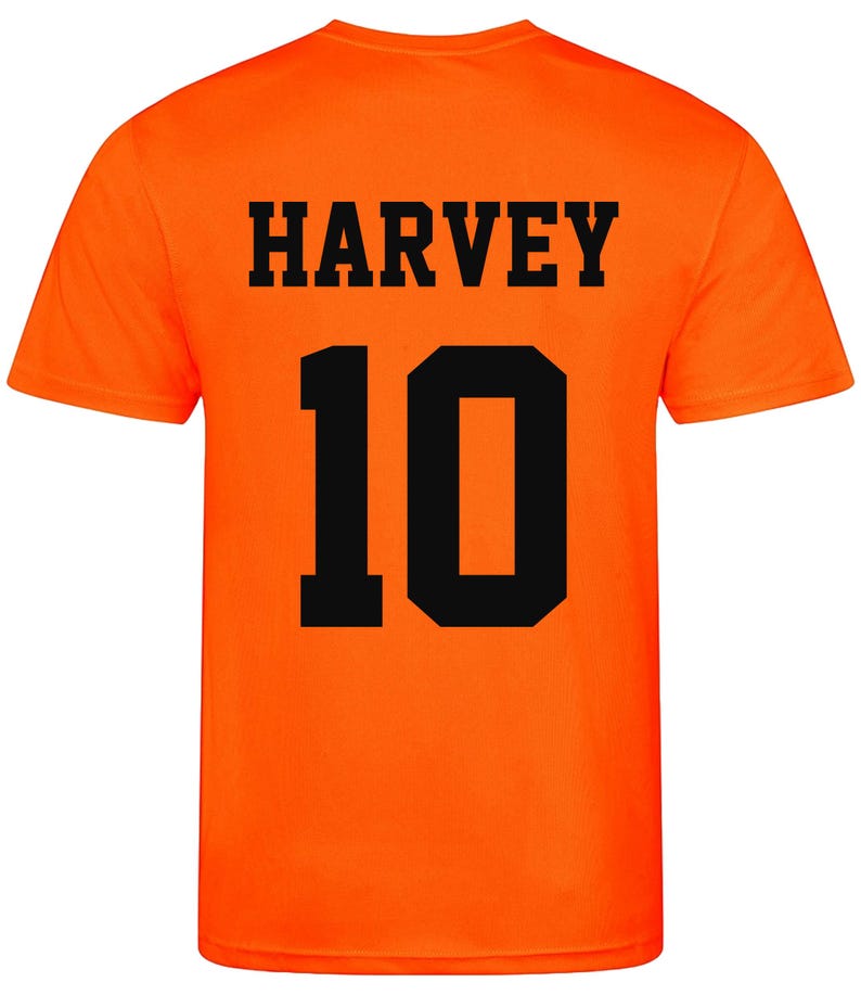 Adults Personalised Football Shirt Sports Kit Custom Initials Team Name Number Bild 9