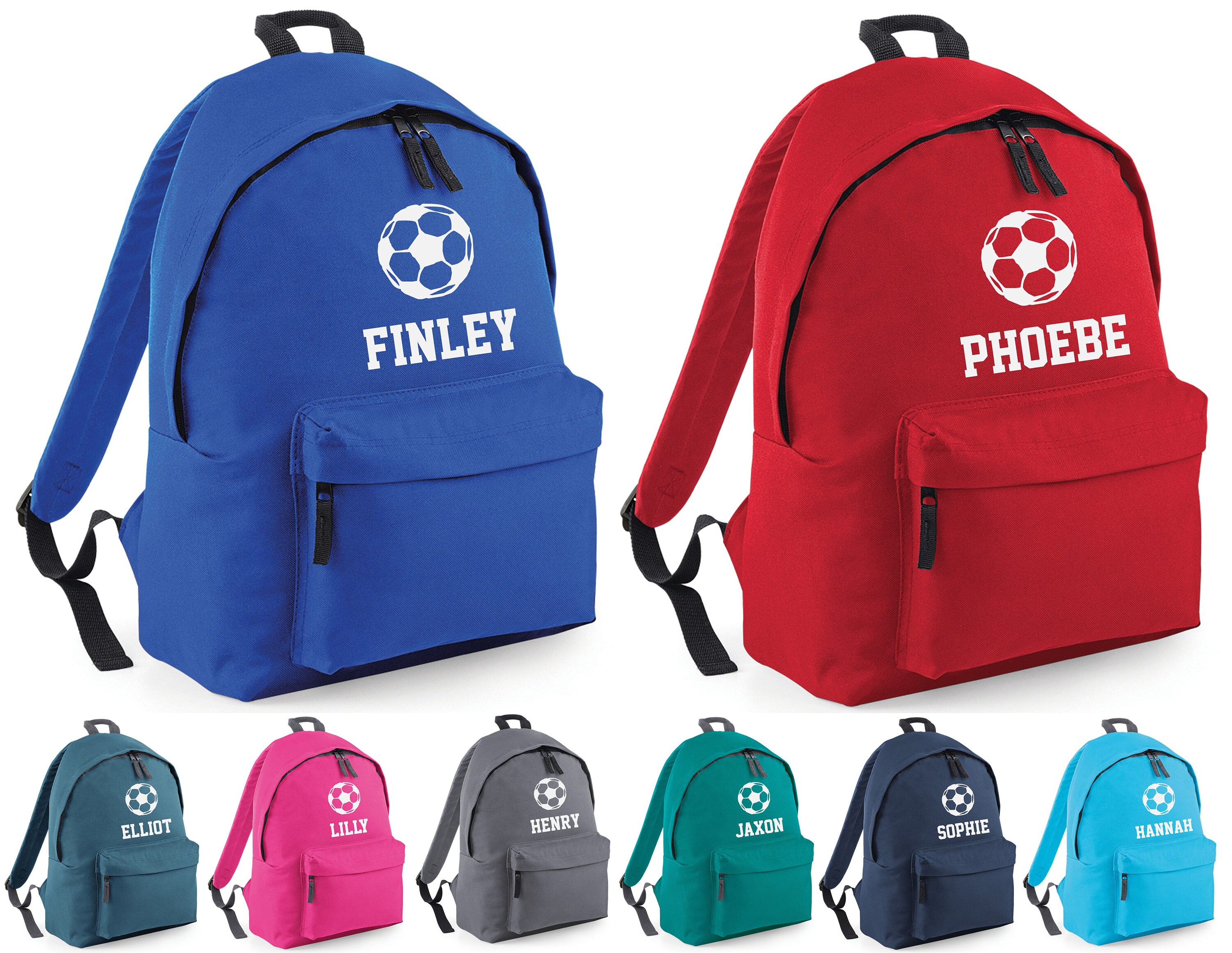 Personalised football backpack discount