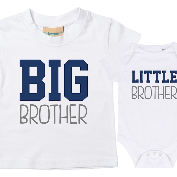 Varsity Big and Little Brother T-Shirts and Bodysuits