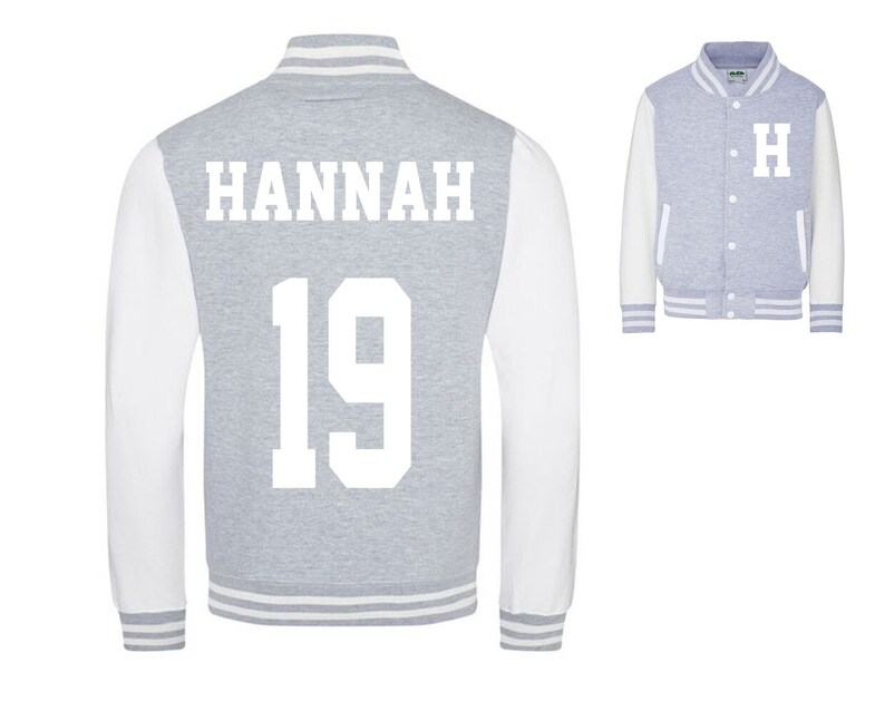 Kids Personalised Varsity Jacket image 6