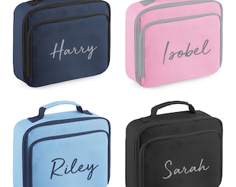 Personalised Script Name Lunch Cool Bag