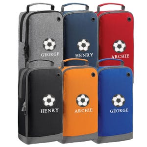 Personalised Saka Boot Bag – Arsenal Football Legend Design, Custom Name, School PE Kit Bag, Holds Boots & Gear, 21x16x18cm-787340