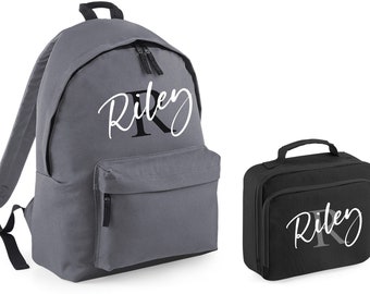 backpack lunch bolsa combo