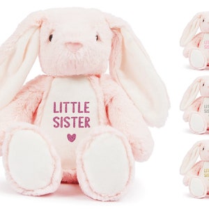 Little Sister Pink Bunny Rabbit Plush Cuddly Toy
