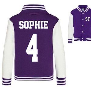 Kids Personalised Varsity Jacket image 5