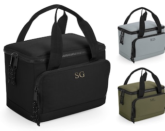 Personalised Initials Monogram Lunch Cool Bag Insulated Picnic School Gift