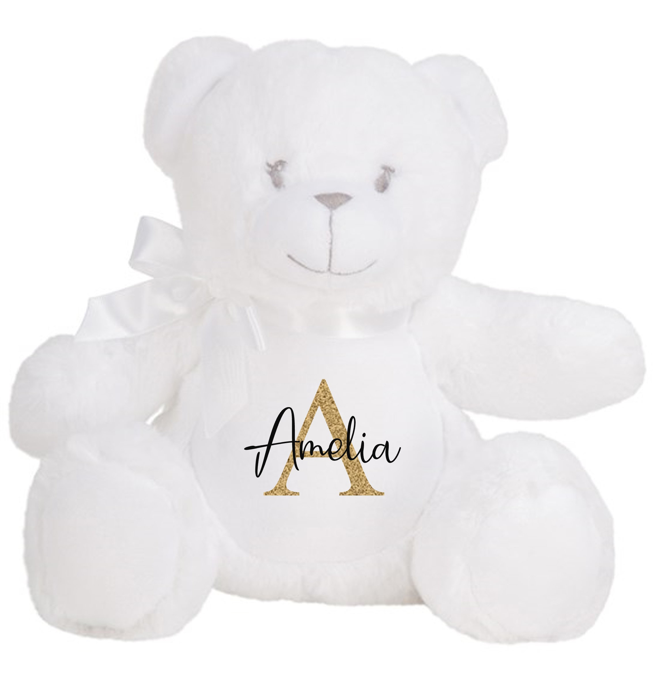 Teddy bear store with initial