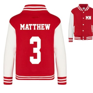 Kids Personalised Varsity Jacket image 7