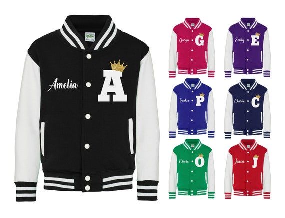 ★関税込★ROMANTIC CROWN★ESSENTIAL LOGO VARSITY JACKET★ ESSENTIAL LOGO VARSITY JACKET_GREEN - ROMANTIC CROWN | 60