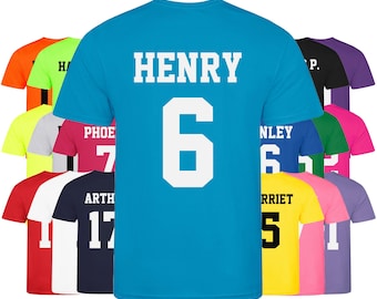 Adults Personalised Football Shirt Sports Kit Custom Initials Team Name Number
