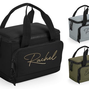 Personalised Name Monogram Lunch Cool Bag