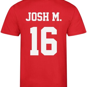 Adults Personalised Football Shirt Sports Kit Custom Initials Team Name Number Bild 7