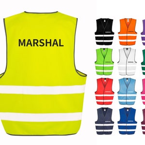 Marshal Hi-Vis Waistcoat Reflective Safety Vest