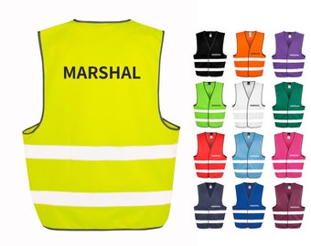 Marshal Hi-Vis Waistcoat Reflective Safety Vest
