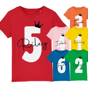 children's birthday t shirts