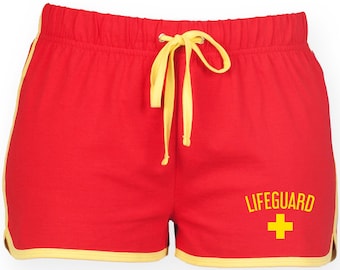 Lifeguard Ladies Shorts Fancy Dress Beach Party Hen Do