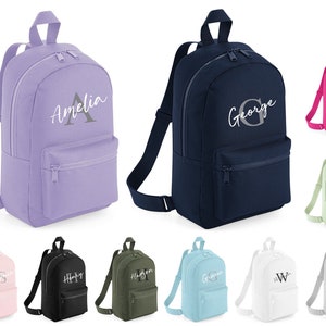 Mini sac à dos personnalisé avec prénom pour enfants, école, bambin, pépinière, sac à dos personnalisé
