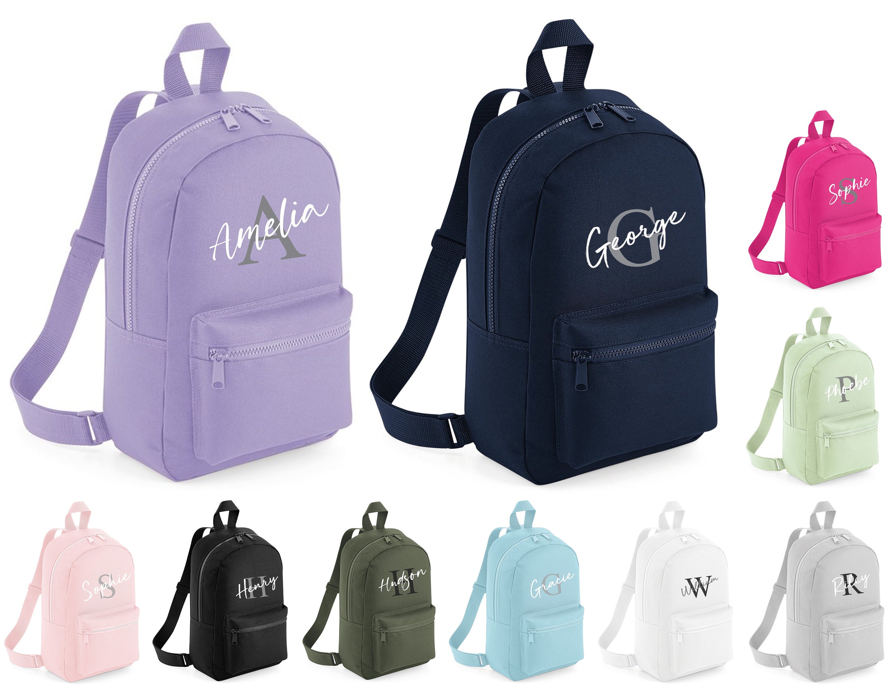Mochilas con nombre grabado hot sale