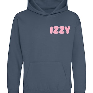 Personalised Bubble Font Name Hoodie (Kids & Adults Sizes) Custom Text Year Established Design immagine 3