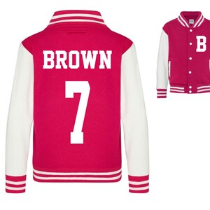 Kids Personalised Varsity Jacket image 4