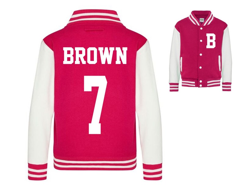 Kids Personalised Varsity Jacket image 4