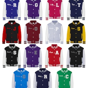 Personalised Adults Varsity Jacket College Basketball Letterman