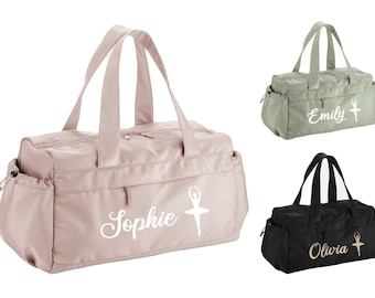 Personalised Ballet Dancer Name Monogram Holdall