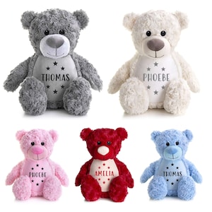 Personalised Name Large Plush Teddy Bear Cuddly Toys