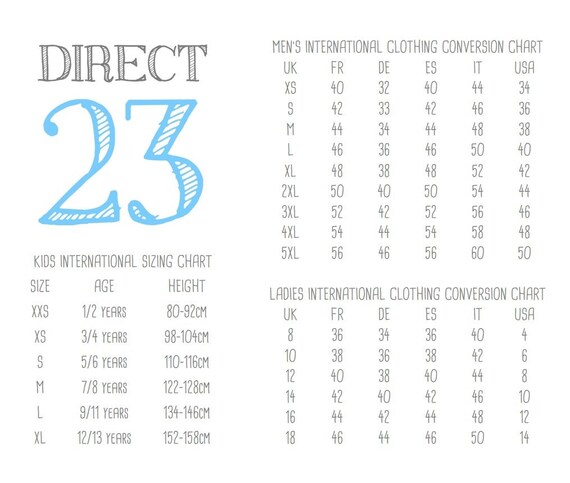 Varsity Cheer Uniform Size Chart