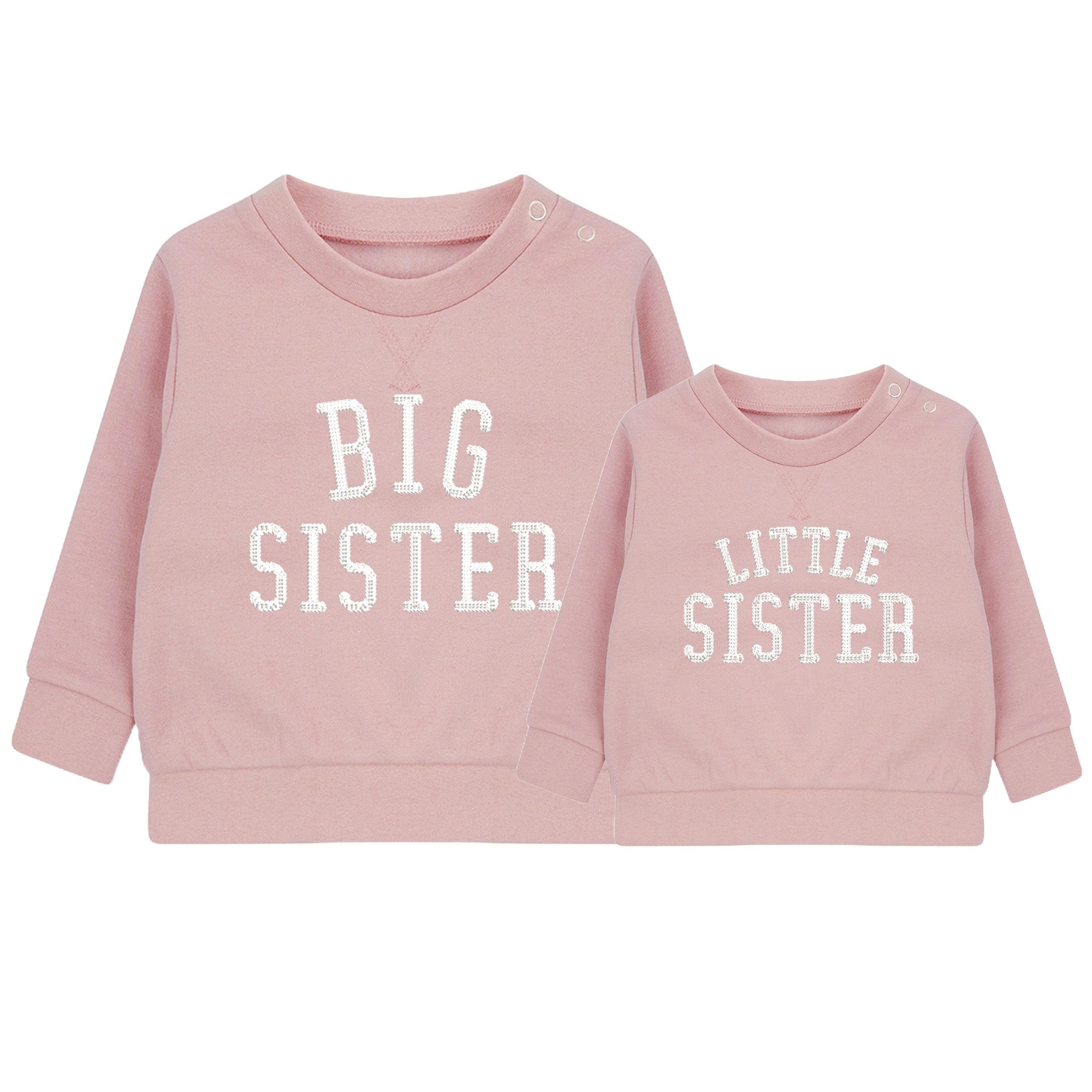 Big Sister Outfit 12 Months Big Sister Shirts For Toddler PythJooh Big Sister Announcement T-Shirt Toddler Girl Long Sleeve/Short Sleeve Big Sister Cotton Top Shirts Gift 2-7Years Big Sister Toddler Shirt Big