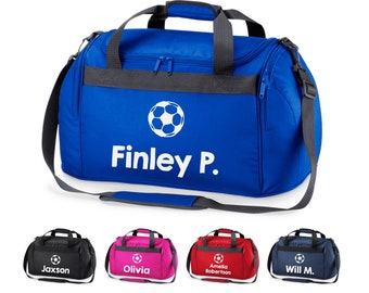 Personalised Name Football Holdall Bag