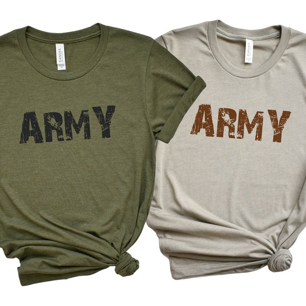 ARMY Adults Unisex Printed T-Shirt Fancy Dress Costume Outfit