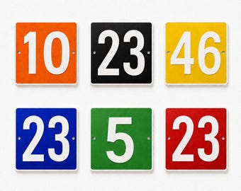 Personalised House Number Sign – Custom Home Front Door Gate Plate Plaque