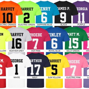 Adults Personalised Football Shirt Sports Kit Custom Initials Team Name Number Bild 2