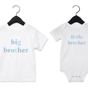 Big and Little Brother Matching T-Shirts and Bodysuits