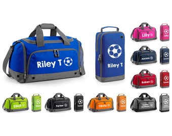 Personalised Name Football Holdall & Shoe Bag