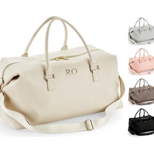 Sac de week-end personnalisé avec monogramme Initiales